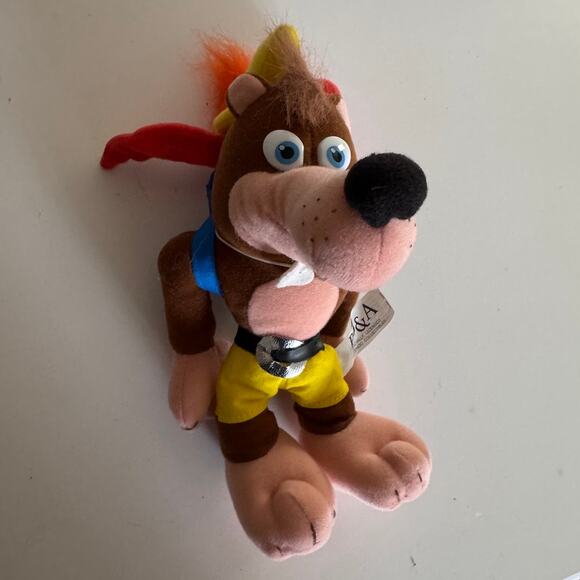 Banjo Kazooie & Tooie Bean Bag Plush Vintage Nintendo Official BD&A 1998 Rare - Picture 8 of 8
